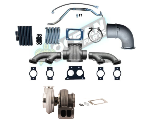 Cummins - ISXT6MANTC | Cummins ISX T6 Manifold Kit with Turbocharger