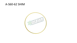 Detroit Diesel - A-S60-62 SHIM | Shim-.062 Liner Brass S60 12.17L / 14L