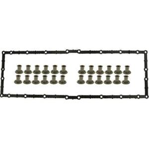 1685248 / 2401614 l Oil pan Gasket w Oil pan Gasket Isolators (24 pc) Caterpillar C15 / C16 / 3406E